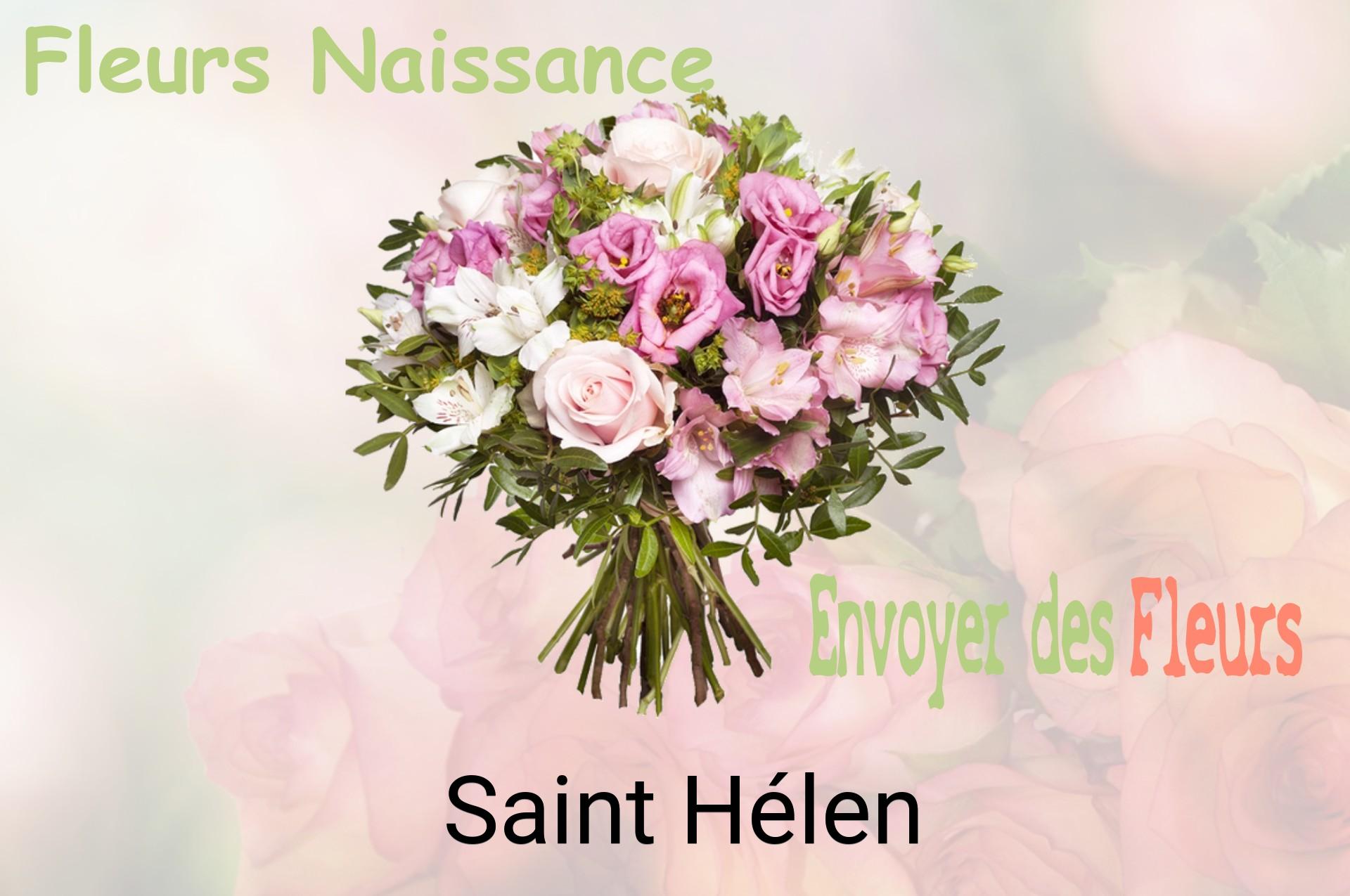 Bouquet de fleurs de naissance livré à Saint-Hélen